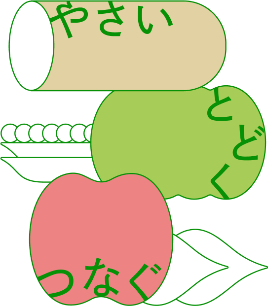 やさいとどくつなぐ